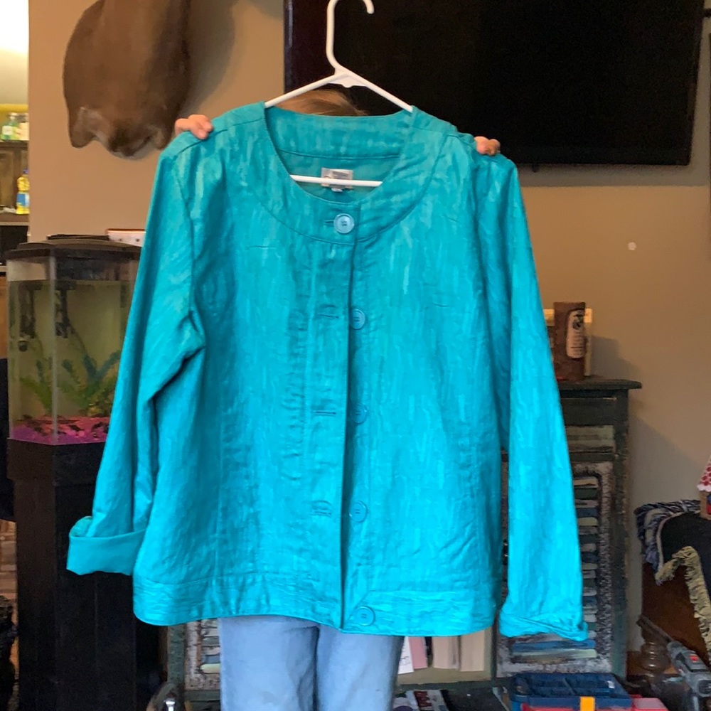 Ladies Turqoise Blazer